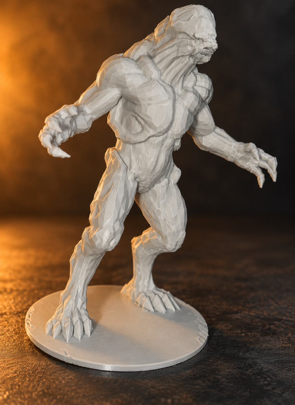 3D-gedruckte Monster-Miniatur