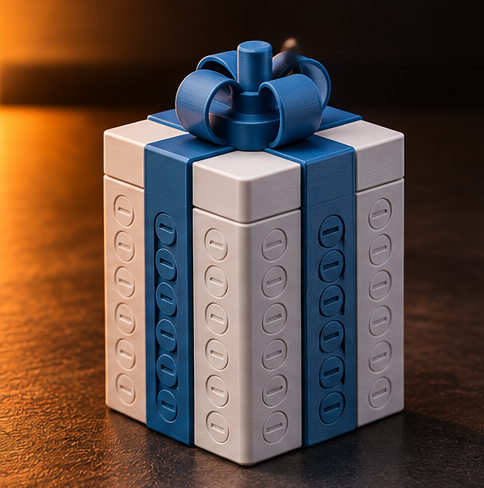 3D-gedruckte Geschenkbox